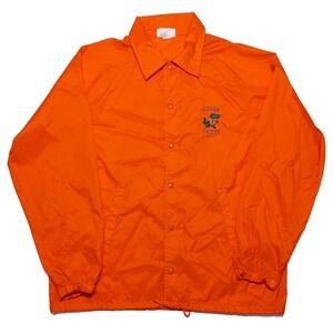 Vintage HARTWELL Florida Gators Button Jacket Windbreaker 1980s Made USA Large L